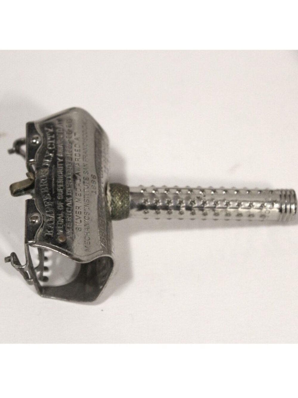Antique 1887–1895 STAR Kampfe Bros Safety Razor Set w/ Case, Blades, Powder RARE - Picture 12 of 16